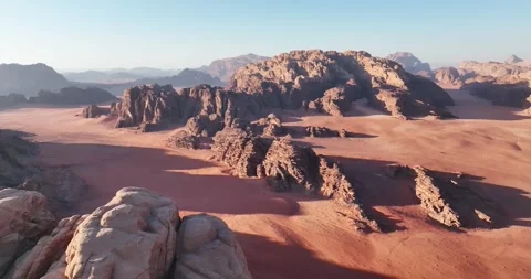 Aerial view at Jordan Stock Footage 327756175