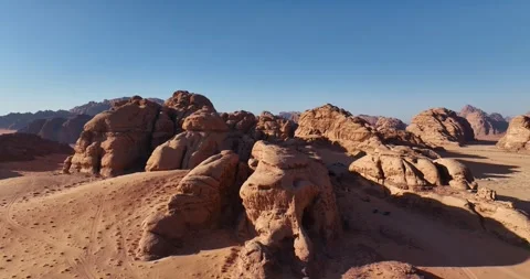 Aerial view at Jordan Video stock 327756219