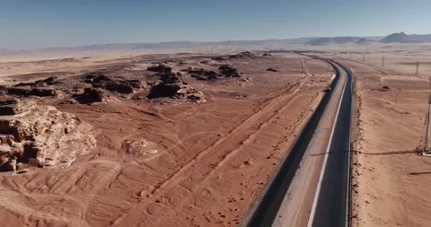 Aerial view at Jordan Stock Footage 327756231