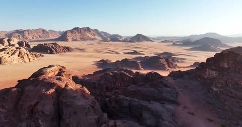 Aerial view at Jordan Stock Footage 327756233