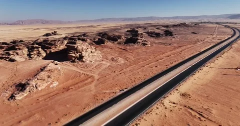 Aerial view at Jordan Stock Footage 327756281