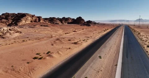 Aerial view at Jordan Stock Footage 327756376