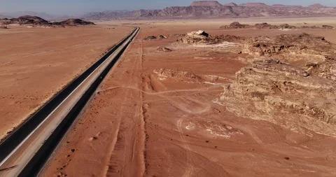 Aerial view at Jordan Video stock 327756410