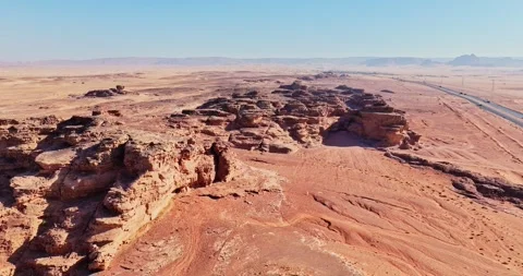 Aerial view at Jordan Stock Footage 327756422