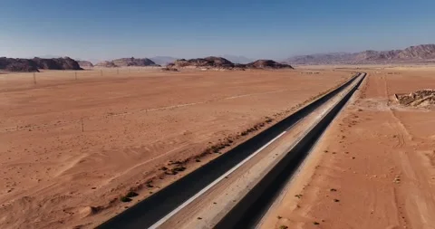 Aerial view at Jordan Stock Footage 327756702