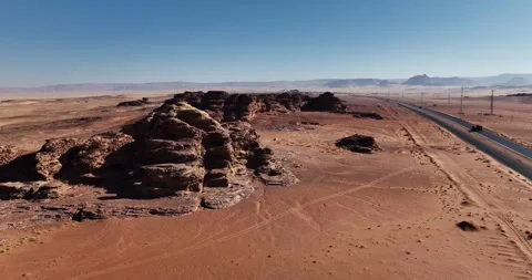 Aerial view at Jordan Stock Footage 327756883