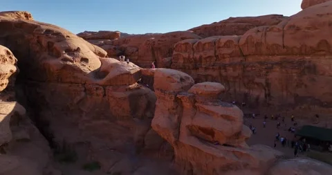 Aerial view at Jordan Stock Footage 327756932