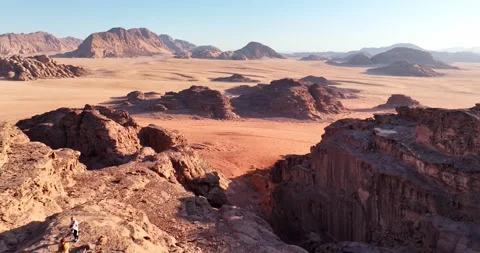 Aerial view at Jordan Stock Footage 327756961