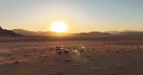 Aerial view at Jordan Stock Footage 327757408