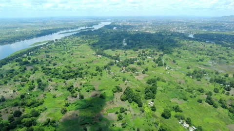 Aerial view of Juba, South Sudan and the... | Stock Video | Pond5