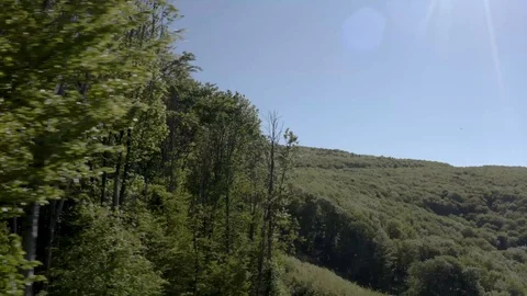 Aerial view of the Kékestető, the highest point of Hungary - 4K drone Vídeo Stock 112333077