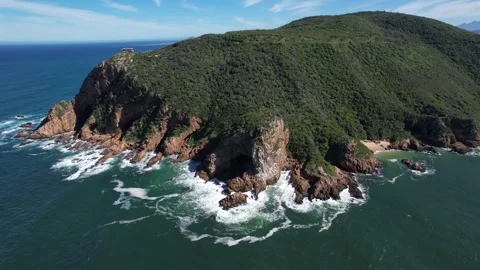 Aerial view of Knysna Heads in Knysna, G... | Stock Video | Pond5