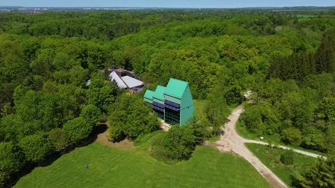Aerial View of Kortright Centre for Conservation in Vaughan Ontario Video stock 335797979