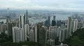 Aerial View of Kowloon Peninsula, Hong Kong Island Skyline, Victoria Harbour HD Footage