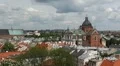 Aerial View of Krakow, St. Mary's Basilica, Church of Saints Peter and Paul HD Footage