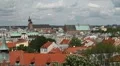 Aerial View of Krakow, St. Mary's Basilica, Church of Saints Peter and Paul HD Footage