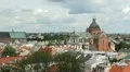 Aerial View of Krakow, St. Mary's Basilica, Church of Saints Peter and Paul HD Footage