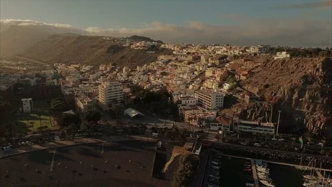 An Aerial View On La Gomera Video stock 91409068