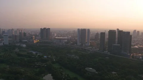 Aerial View Of Ladprao Intersection (Ha Yaek Ladprao) At Bangkok, Thailand 스톡 동영상 118751692