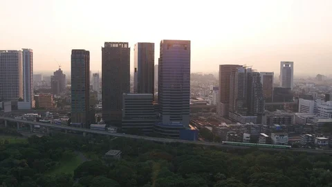 Aerial View Of Ladprao Intersection (Ha Yaek Ladprao) At Bangkok, Thailand 스톡 동영상 118753716