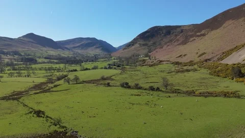 Aerial View of Lake District Vídeos de archivo 309295898