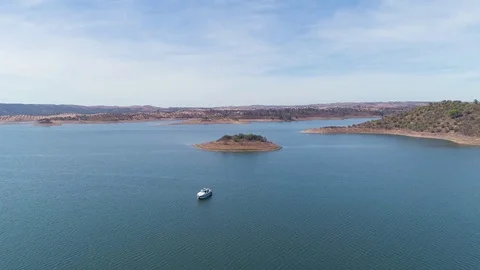Aerial View of Lake 스톡 동영상 82045802