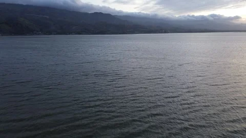 Aerial view of lake Stock-Footage 253458171