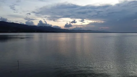 Aerial view of lake Stock-Footage 254054357