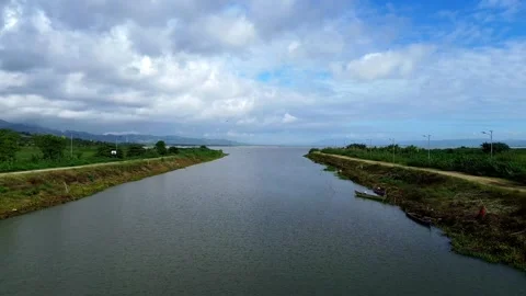 Aerial View of Lake Video stock 275831507