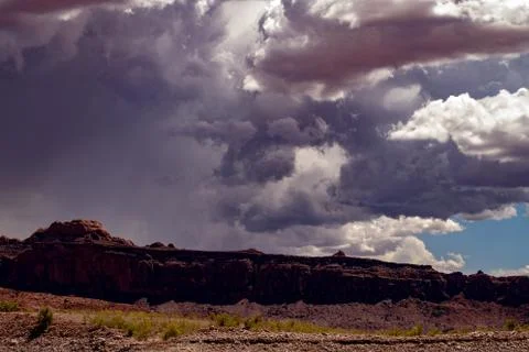 Aerial View Of Lake Powell Stock Photos