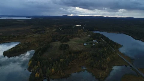 Aerial view Of Lapland , 4K Stock Footage 104909455