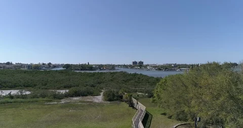 Aerial view Largo Pinellas County Tampa Florida USA Indian Rocks Beach 33785 Stock-Footage 86859546