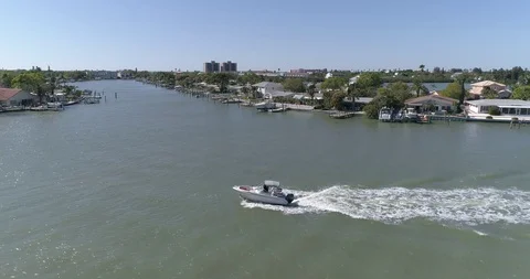 Aerial view Largo Pinellas County Tampa Florida USA Indian Rocks Beach 33785 Stock Footage 86859837
