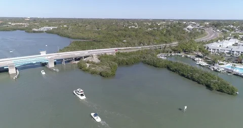 Aerial view Largo Pinellas County Tampa Florida USA Indian Rocks Beach 33785 Stock Footage 86861356