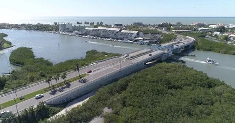 Aerial view Largo Pinellas County Tampa Florida USA Indian Rocks Beach 33785 Stock Footage 86861603
