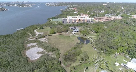 Aerial view Largo Pinellas County Tampa Florida USA Indian Rocks Beach 33785 Stock Footage 86862680