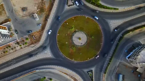 Aerial view of Larnaca, Cyprus Stock Footage 316201416