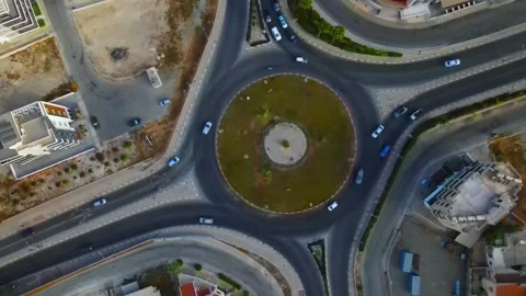 Aerial view of Larnaca, Cyprus Stock Footage 316204387