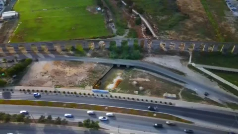 Aerial view of Larnaca, Cyprus Stock Footage 316204505
