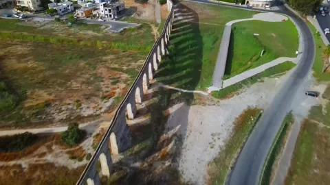 Aerial view of Larnaca, Cyprus Stock Footage 316206980