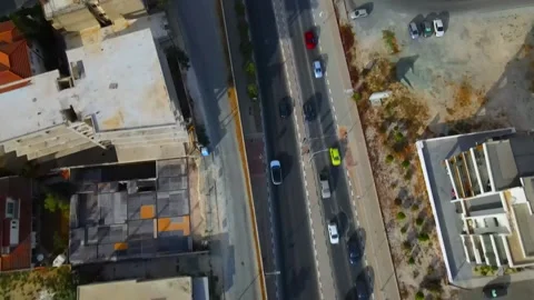 Aerial view of Larnaca, Cyprus Stock Footage 316209863