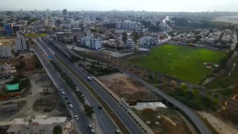 Aerial view of Larnaca, Cyprus Video stock 316211949