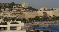 Aerial View Le Suquet Cannes France Festivals Palace, Casino French Riviera day HD Footage