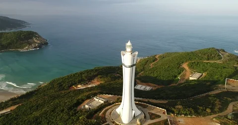 Aerial View of Lighthouse Stock Footage 103500773