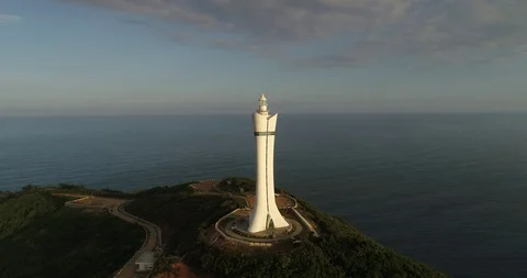 Aerial View of Lighthouse Stock Footage 103501009