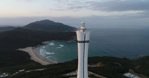 Aerial View of Lighthouse Stock Footage 103503660