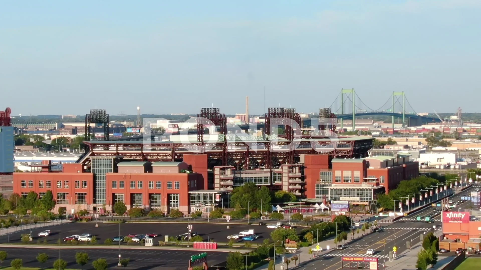 Aerial View of Empty Lincoln Financial Field in Philadelphia