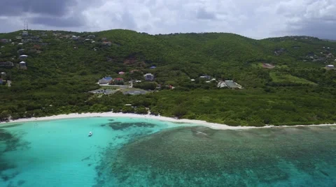 Aerial view of Lindquist beach 動画素材 67729028