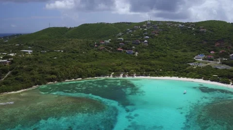 Aerial view of Lindquist beach Stock-Footage 67888262