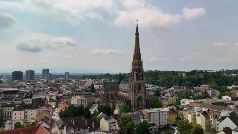 Aerial View at Linz Video stock 278362150